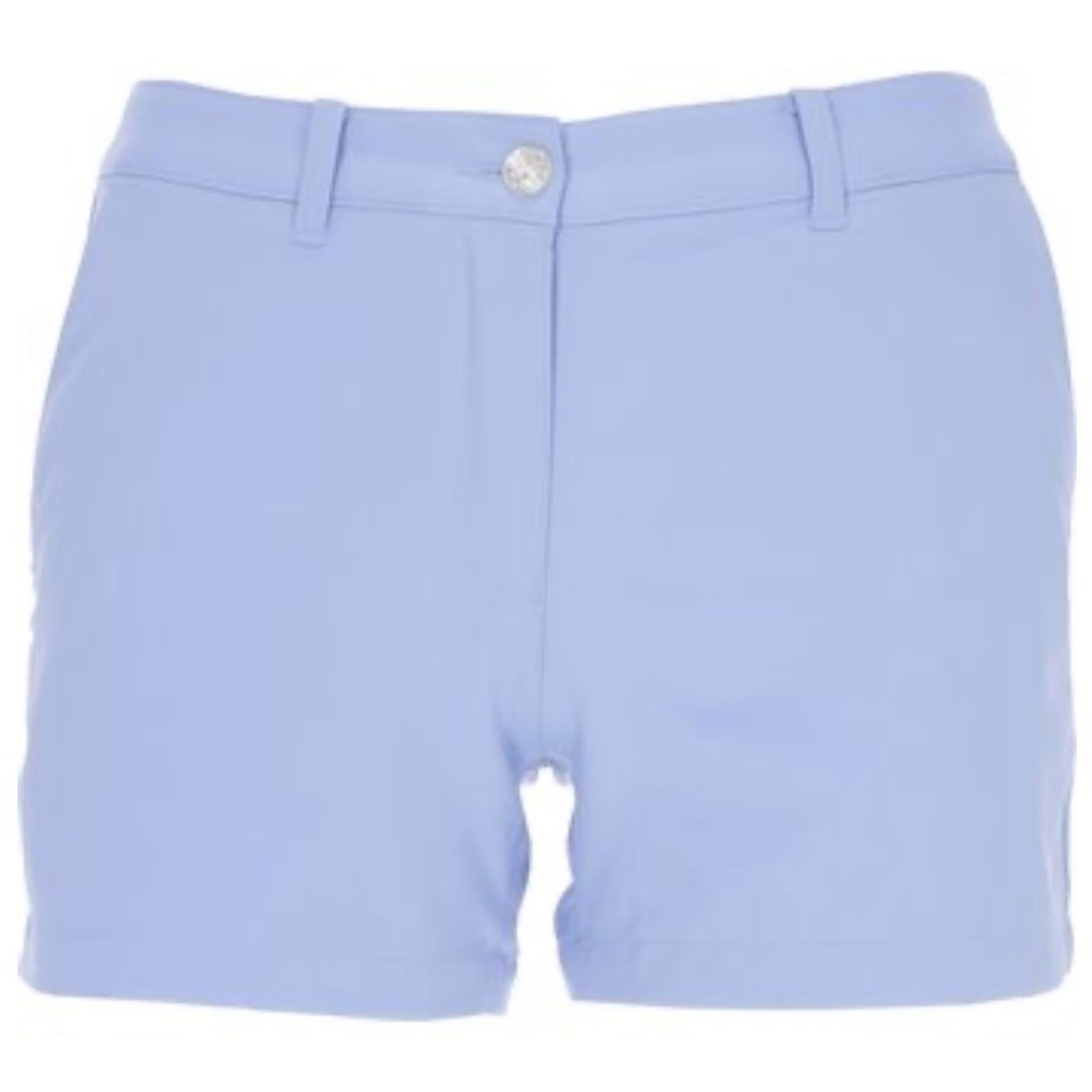 Puma Blue Casual Shorts Lightweight Cotton Mid-Thigh